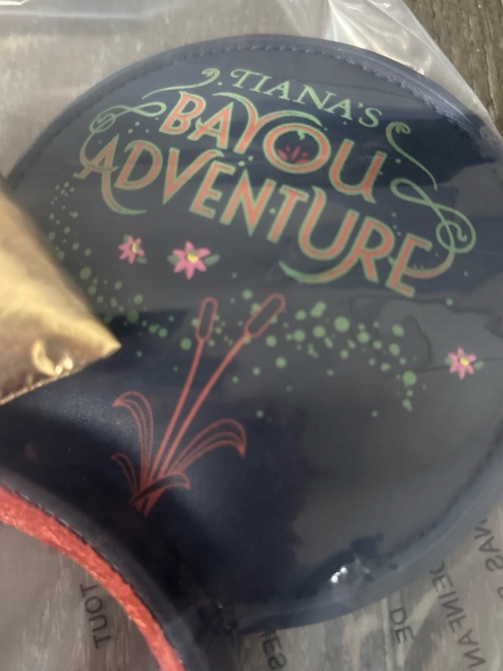 Disney parks Tianas Bayou NWT- Gold and Pink Light-Up Lotus Headband - Picture 3 of 4